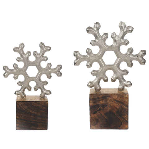 Snowflake Figurine Set