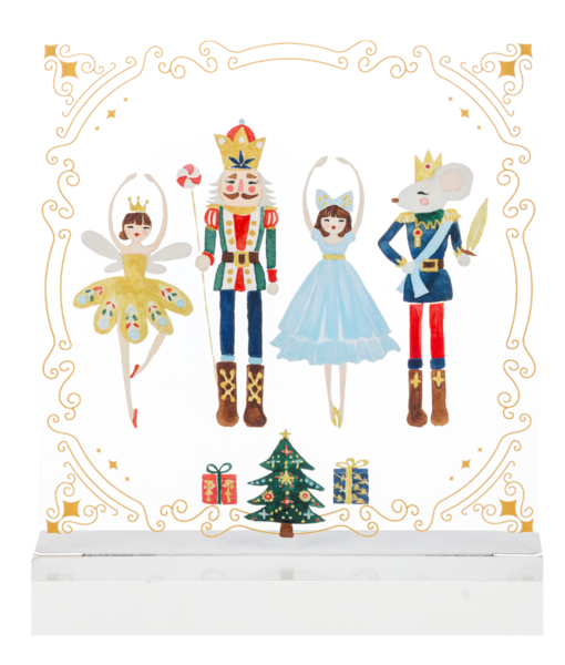 LED Light Up Nutcracker Fantasy Tabletop Figurine