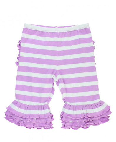 Lilac Stripe Bermuda Shorts