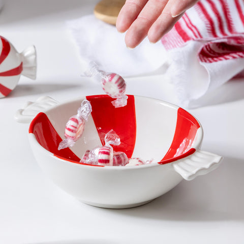 Baking Spirits Bright Bowl Peppermint Candy Dish