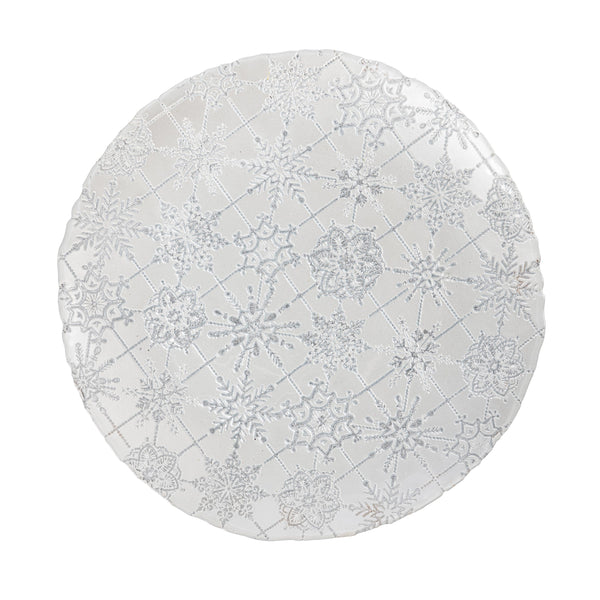 Season to Sparkle Snowflake Serving Plate