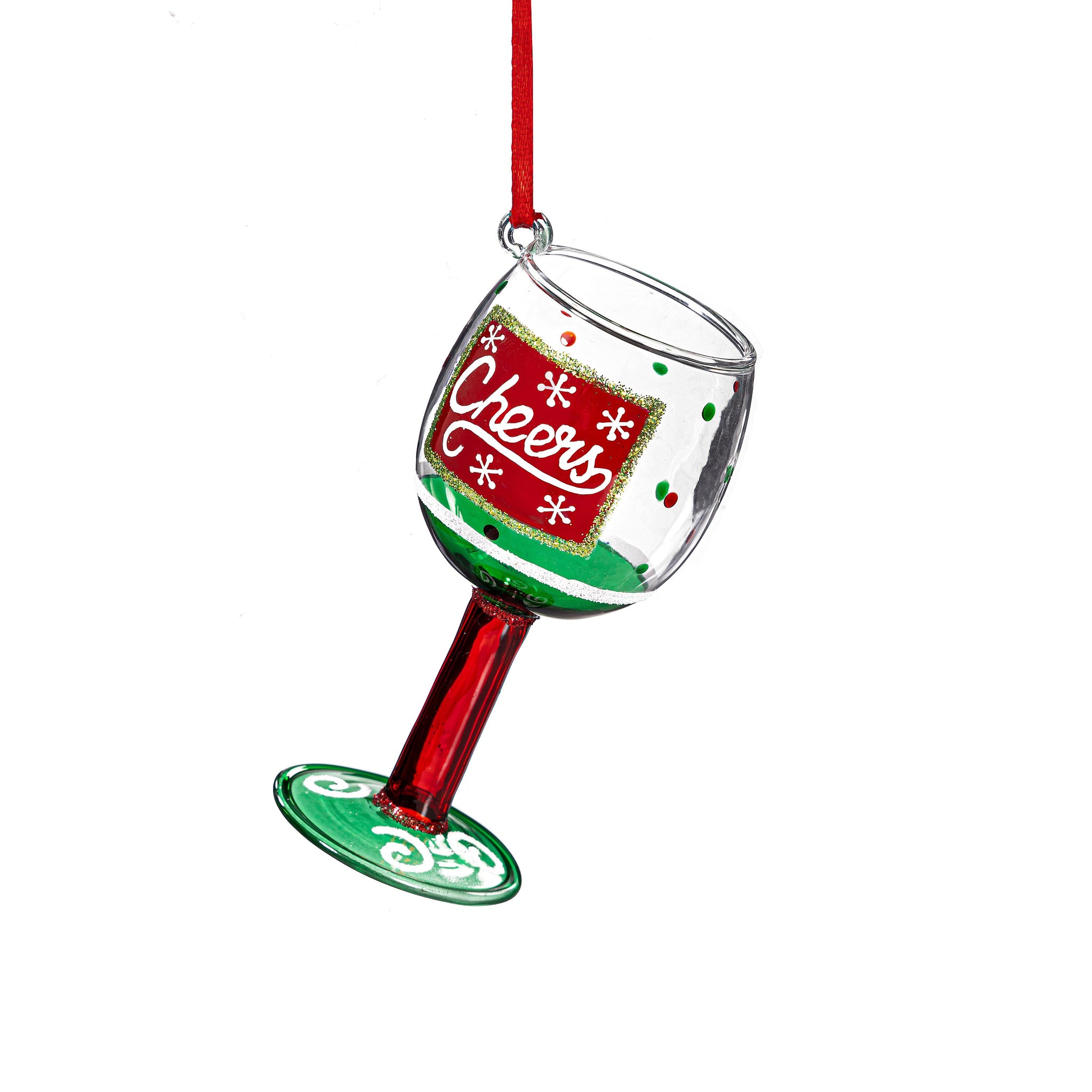 Christmas Vacation Wine Glass Ornament