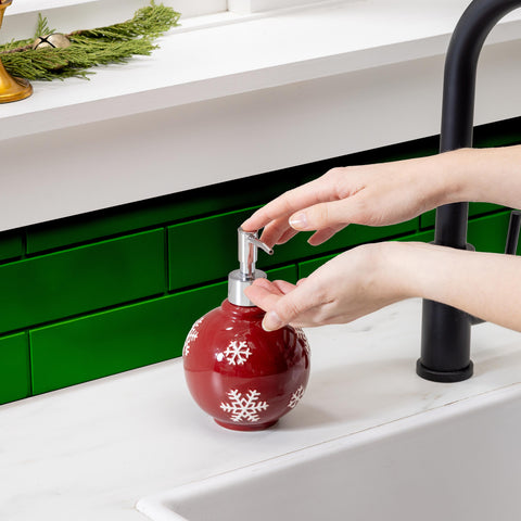 Joyful Traditions Ornament Soap Dispenser