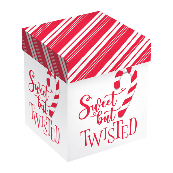 Baking Spirits Bright Wine Glass Stemless Glass, Sweet But Twisted