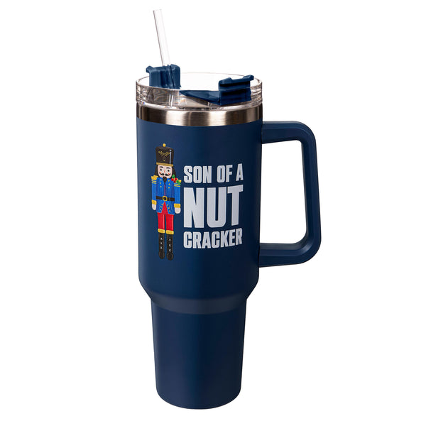 Joyful Traditions Tumbler Stainless-Steel Canyon Cup w/ Straw, Son Of A Nutcracker