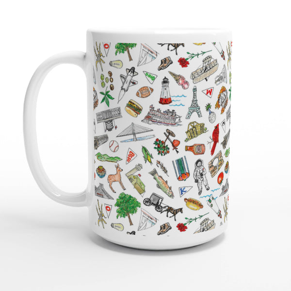 Pippa Ohio 15oz Medium Mug