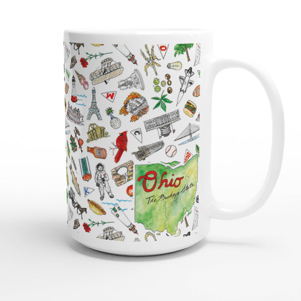 Pippa Ohio 15oz Medium Mug