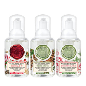 Mini Foaming Hand Soap Set: Peppermint, White Spruce & It's Christmastime