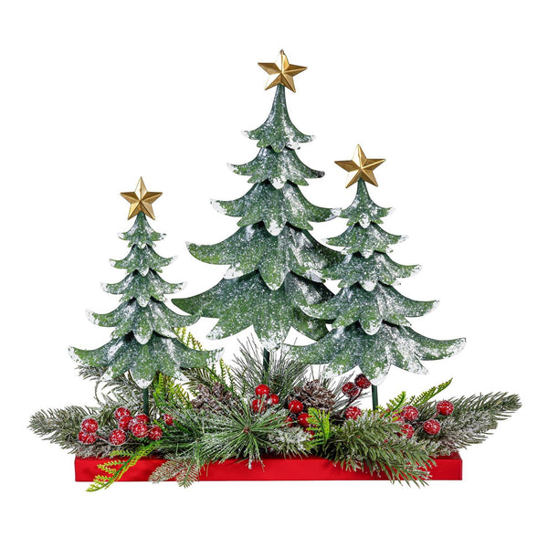 Joyful Traditions Christmas Trees Table Décor