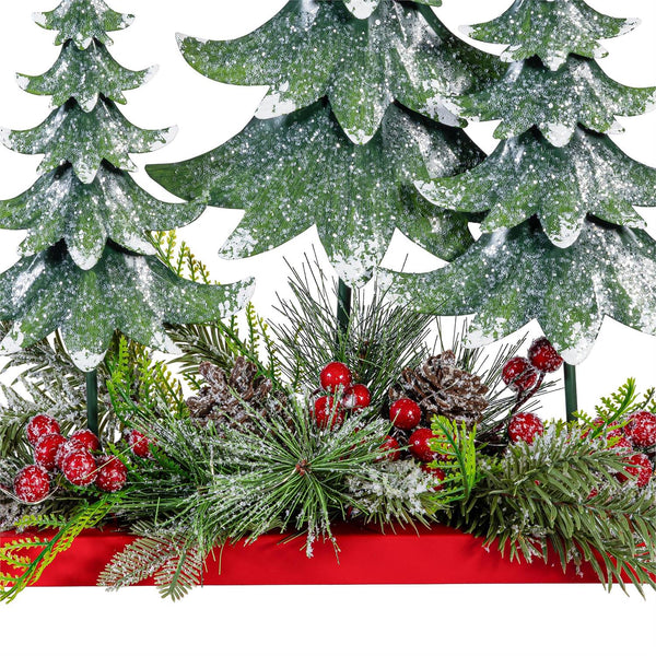 Joyful Traditions Christmas Trees Table Décor