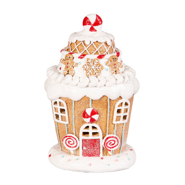 Baking Spirits Bright LED Gingerbread House