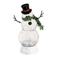 Evergreen Joyful Traditions LED Water Lantern Snowman