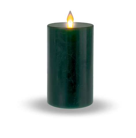 Winter Green Wax LED Pillar Candle(Medium)