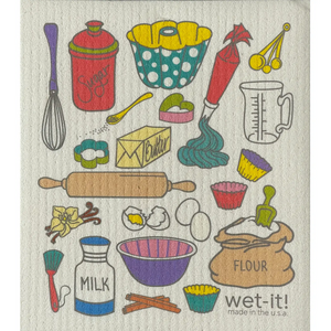 Wet It Baking Time Confetti Swedish Cloth