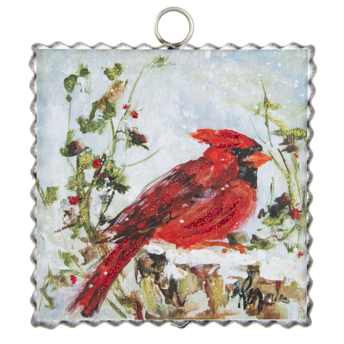 RTC Mini Perched Cardinal Print