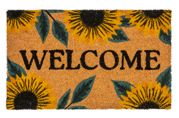 Sunflower Welcome Doormat