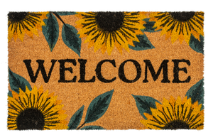 Sunflower Welcome Doormat