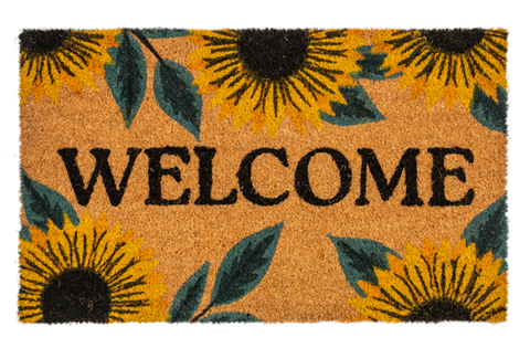 Sunflower Welcome Doormat