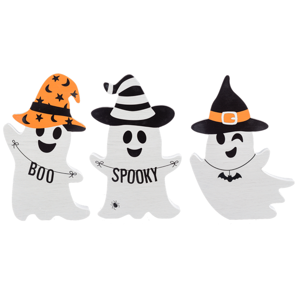 Ghost with Witch Hat Sitabout