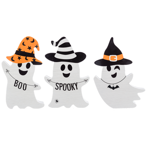 Ghost with Witch Hat Sitabout