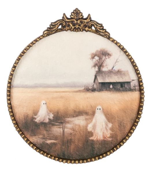 Gold Ornate Vintage Ghost Frame