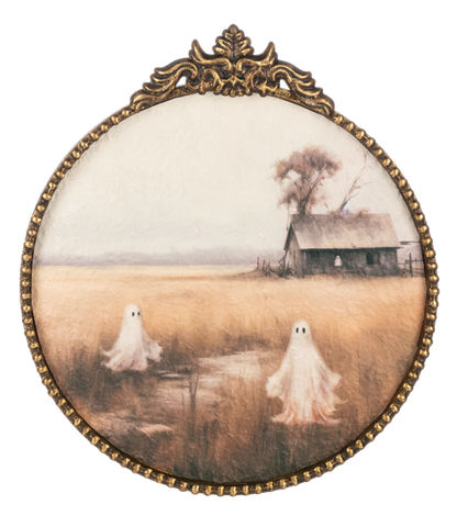 Gold Ornate Vintage Ghost Frame