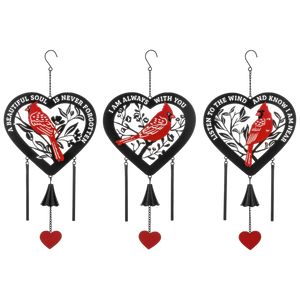 Laser Cut Cardinal Memorial Chime