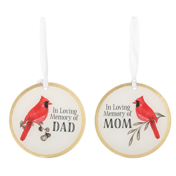 Mom and Dad Memorial Ornament