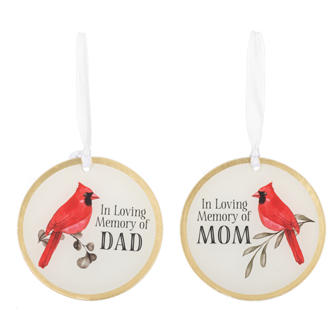 Mom and Dad Memorial Ornament