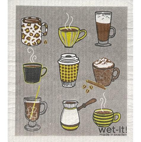 Wet It Coffee Shop Swedish Cloth