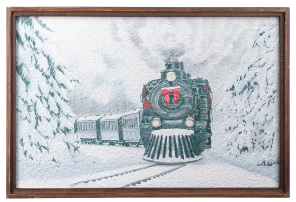 Christmas Train Frame