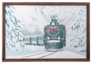 Christmas Train Frame