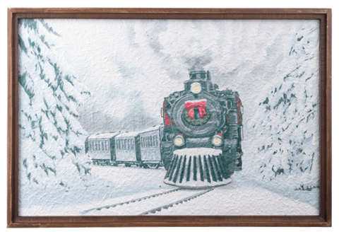 Christmas Train Frame