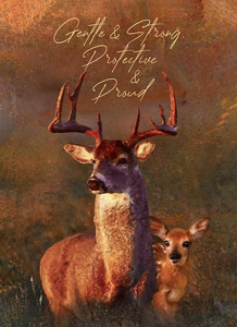 Deer Qualities Father's Day Card