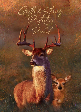 Deer Qualities Father's Day Card