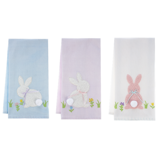 Pom Pom Bunny Kitchen Towel