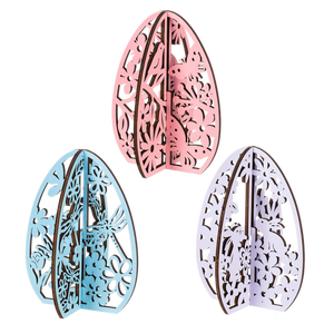 Laser Cut Egg Figurines