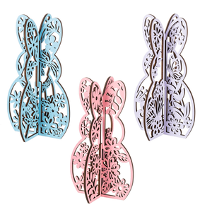 Laser Cut Bunny Figurines