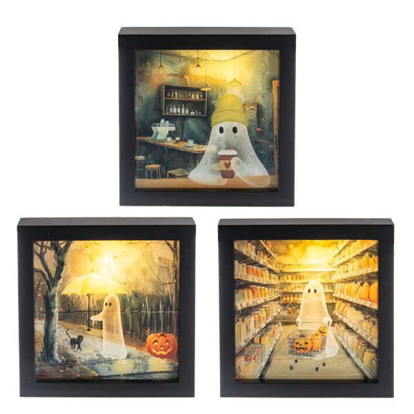 Light Up Shadow Boxes - Sm.