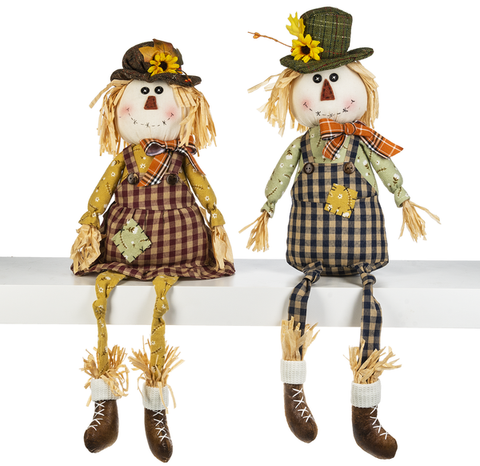 Stuffed Scarecrow Shelfsitters