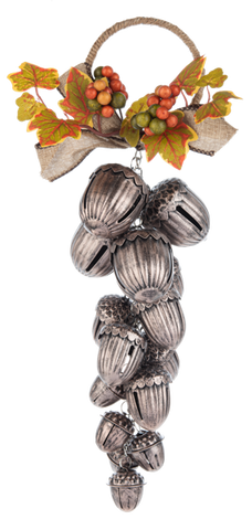Shimmers of Fall - Acorn Bell Ornament