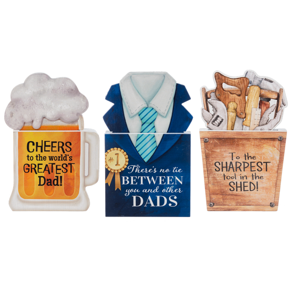 Dad Hidden Message 2 pc Sign