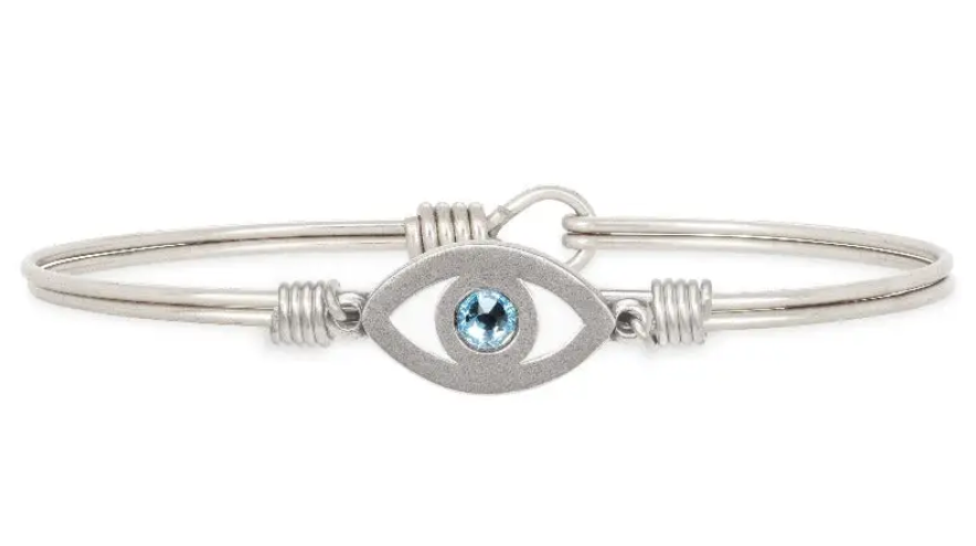 Evil Eye Bangle Bracelet