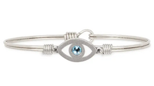 Evil Eye Bangle Bracelet