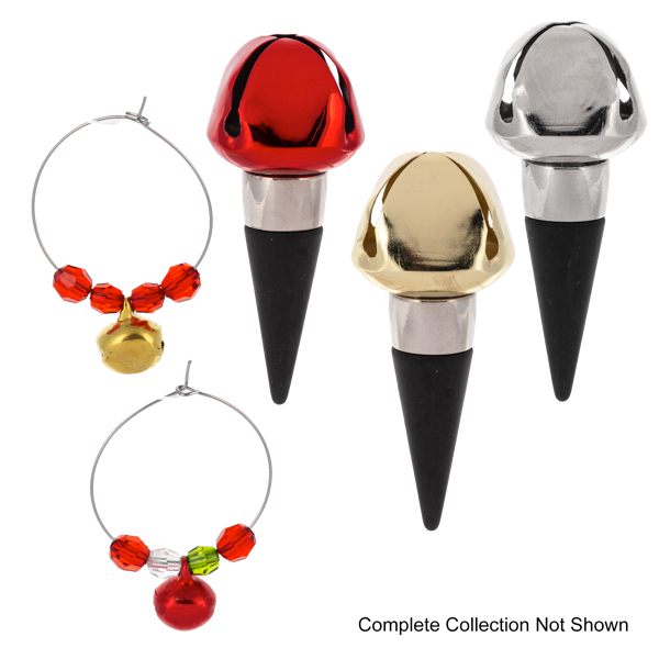 Jolly Jingles Bottle Topper and Wine Charms