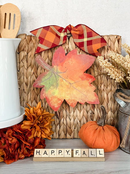 RTC Mini Fall Leaf Charm