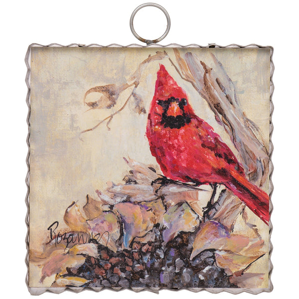 RTC Mini Art Cardinal Dried Sunflower