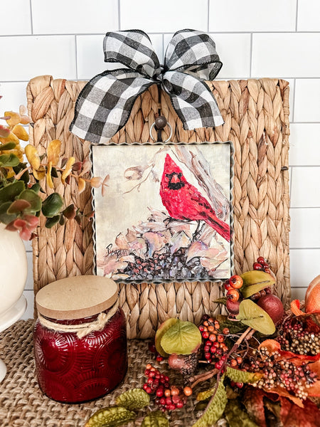 RTC Mini Art Cardinal Dried Sunflower