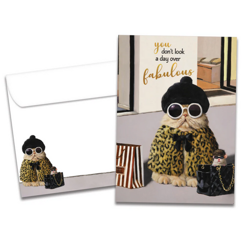 A Day Over Fabulous Birthday Card