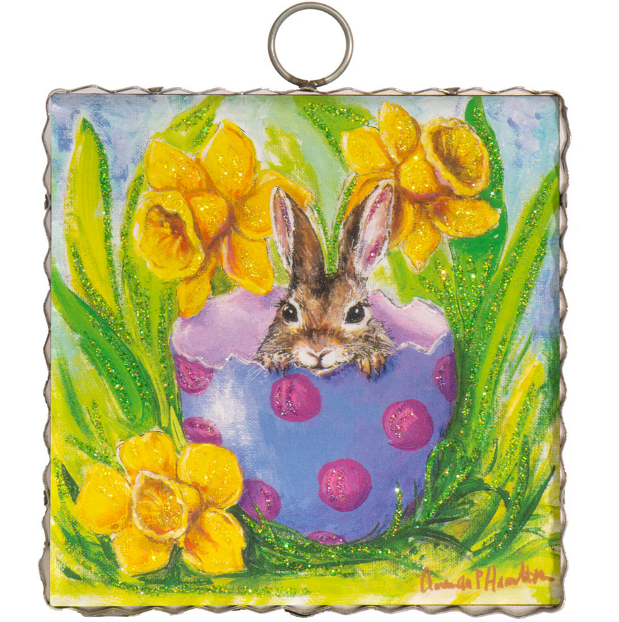 RTC Mini Bunny In Daffodils Print
